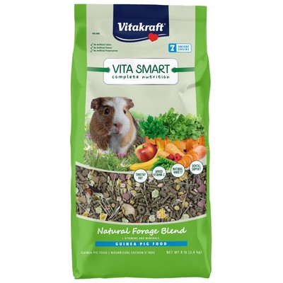 New Vitakraft Vita Smart Guinea Pig Food - Premium Fortified Blend, 8 lb
