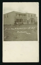 General Store + Hardware Store 1st Street Montmartre Saskatchewan - Old Photo