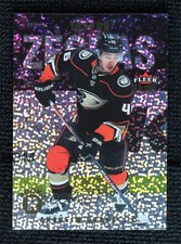 2021 Upper Deck Fleer Ultra Rookies Speckled Rainbow Foil Trevor Zegras #232 2d8