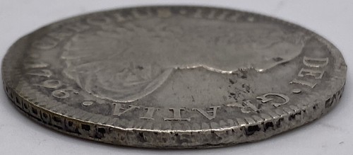 Moneta 8 reales 1796 Spagna Messico zecca Città del Messico antica nave pirata moneta  - Foto 3 di 3