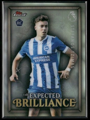 2025-26 Topps Finest EPL Stefanos Tzimas Expected Brilliance XB-10 Brighton RC