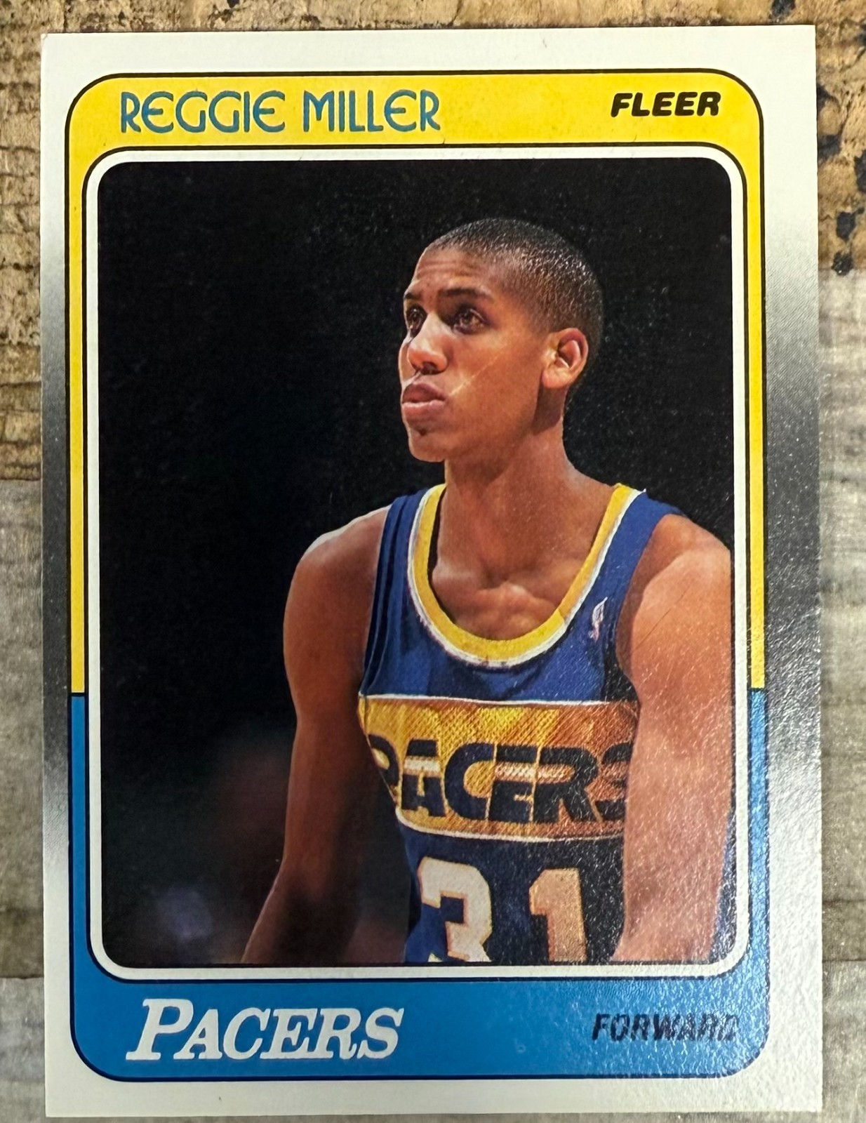 1988-89 Fleer - Reggie Miller #57 (RC)