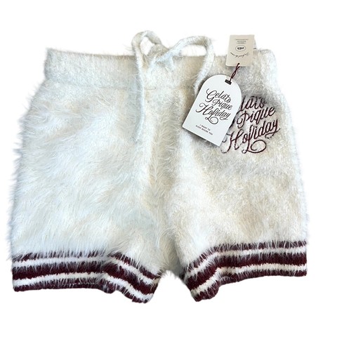 Gelato Pique Holiday Feather Lounge Shorts Women Size One Size NEW Loungwear