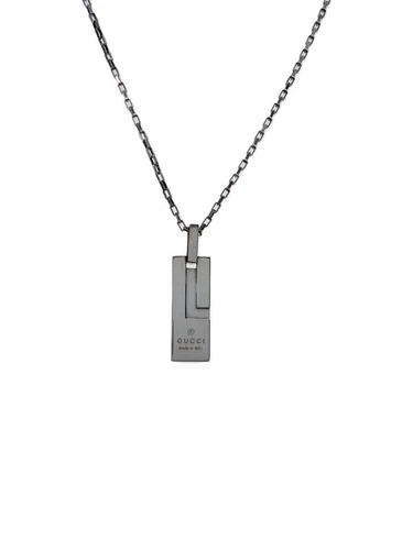 Collana Gucci SV925 con top in argento da uomo Usata