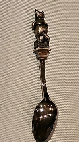 vintage Beatrix Potter Silver Plated Sculpted 12 pc. Spoon Collection free ship - Picture 5 of 24