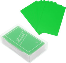 0.21Mm Metal Business Cards, 100 Pack Blank Name Card Laser Engraving Aluminum f
