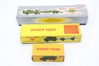 F x3 Vintage Dinky Diecast Military Boxed - 660Transporter, 697 Field Gun, 621