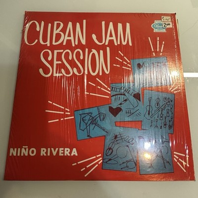 Niño Rivera LP   CUBAN JAM SESSION Vol 3 LP-3090 LATIN JAZZ CHA-CHA IN SHRINK!!!