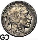 1929 Buffalo Nickel, Very Nice Choice BU++