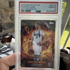 2025 TOPPS MATCH ATTAX HOT PROSPECTS #HP-CF COOPER FLAGG PSA 10