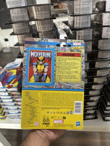 Marvel Legends Retro Collection WOLVERINE Action Figure Hasbro Kenner - Foto 2 di 2