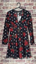 Zara Floral Long Sleeve Dress - Unique - New Size XS