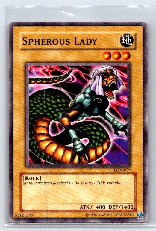 Spherous Lady LON-059 Common / Short Print Labyrinth of Nightmare Yu-Gi-Oh LP