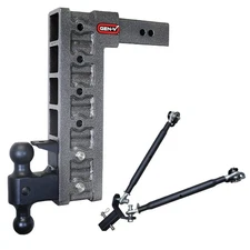 Gen-Y Hitch GH-626 Mega Duty Class V 21K Drop Hitch w/ Versa-Ball & Pintle Lock