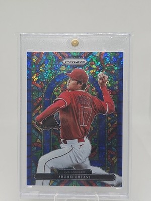 2022 Panini Prizm Stained Glass Shohei Ohtani #SG-3 Blue Donut Circle Prizm /199
