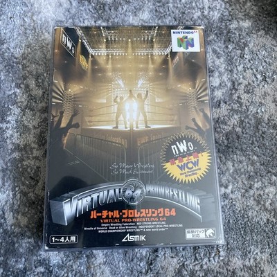 N64 Virtual Pro Wrestling Asmik Gebraucht Japan Import OVP Nintendo 64