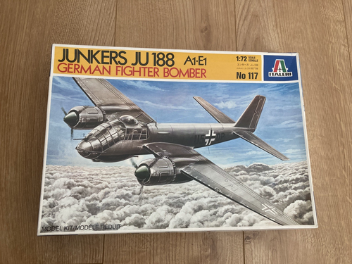 L283 Italeri Modellbausatz 117 - Junkers JU188 A1-E1 German Fighter Bomber - 1/72