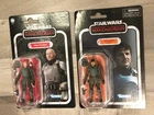 2 Star Wars The Mandalorian Vintage 3 3/4 Migs Mayfeld VC229 & Din Djarin VC251