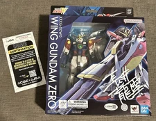 JSA Signed Tatsuyuki Nagai Bandai GUNDAM  XXXG-00W0 Wing Gundam Zero  Auto