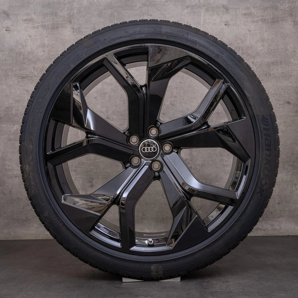 Audi RS Q8 23 Zoll Rotor 4M8 Winterräder Felgen 4M8601025DC schwarz NEU - Bild 4 von 4