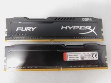 Lot 2x 4GB (8GB) Kingston HyperX Fury HX421C14FBK2/8 2133MHz DDR4 DIMM Memory