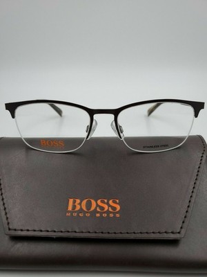 HUGO BOSS ORANGE Eyeglasses BO 0308 4IN MATT BROWN 53-18-140 UNISEX FRAMES