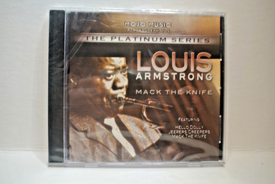 JAZZ CD - LOUIS ARMSTRONG - MACK THE KNIFE - NEW - MOJO MUSIC - DOLLY, JEEPERS &
