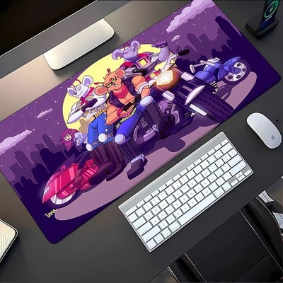 40*90cm Mice from Mars Gaming Mouse Pad - Non-Slip Rubber Base Desk Mat with Ico