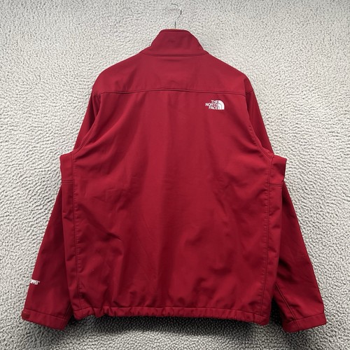 The North Face Windstopper Jacket Mens XL Red Softshell Fleece Lined Full Zip Up - Picture 9 of 12