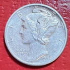 1942-D AU+ Mercury Silver Dime “Best Value On eBay” FAST SHIPPING 153