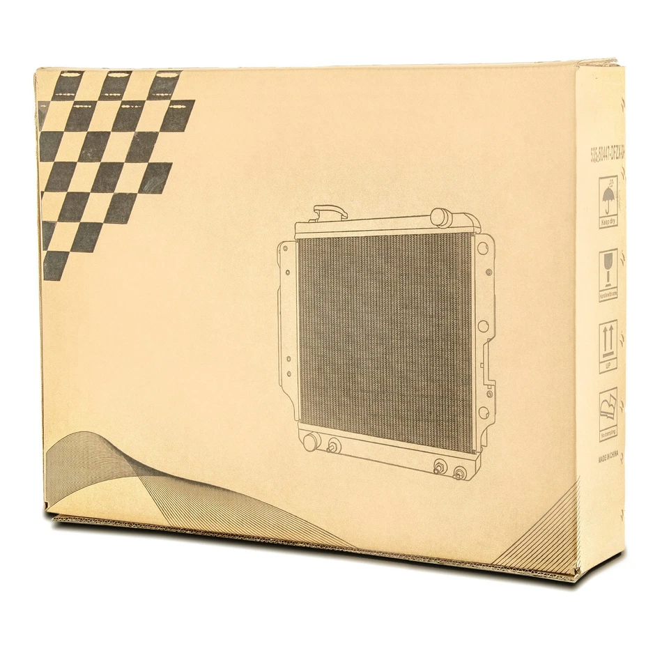 Radiador de 3 filas para 72-79 Dodge D100 W150 Ramcharger Plymouth PB100 PB200 V8 Foto 4 de 4