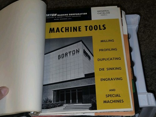 VTG Gorton Fine Machine Tools Sales Catalog Binder Book Brochure Lot MACHINIST  - Afbeelding 4 van 19