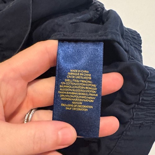 Polo by Ralph Lauren Dark Blue Jacket with Red Embroidery Horse Children Size 7 - Picture 7 of 10