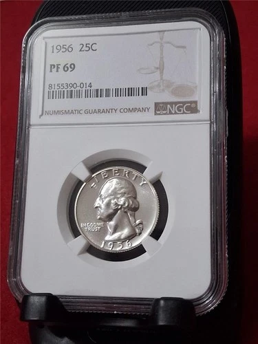 1956-P Washington Quarter Proof — photo from the most recent tracked eBay sale