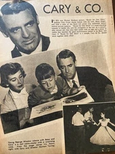 Room For One More, Cary Grant, Betsy Drake, Full Page Vintage Clipping, aa
