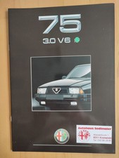 Alfa Romeo 75 3.0 V6 Prospekt