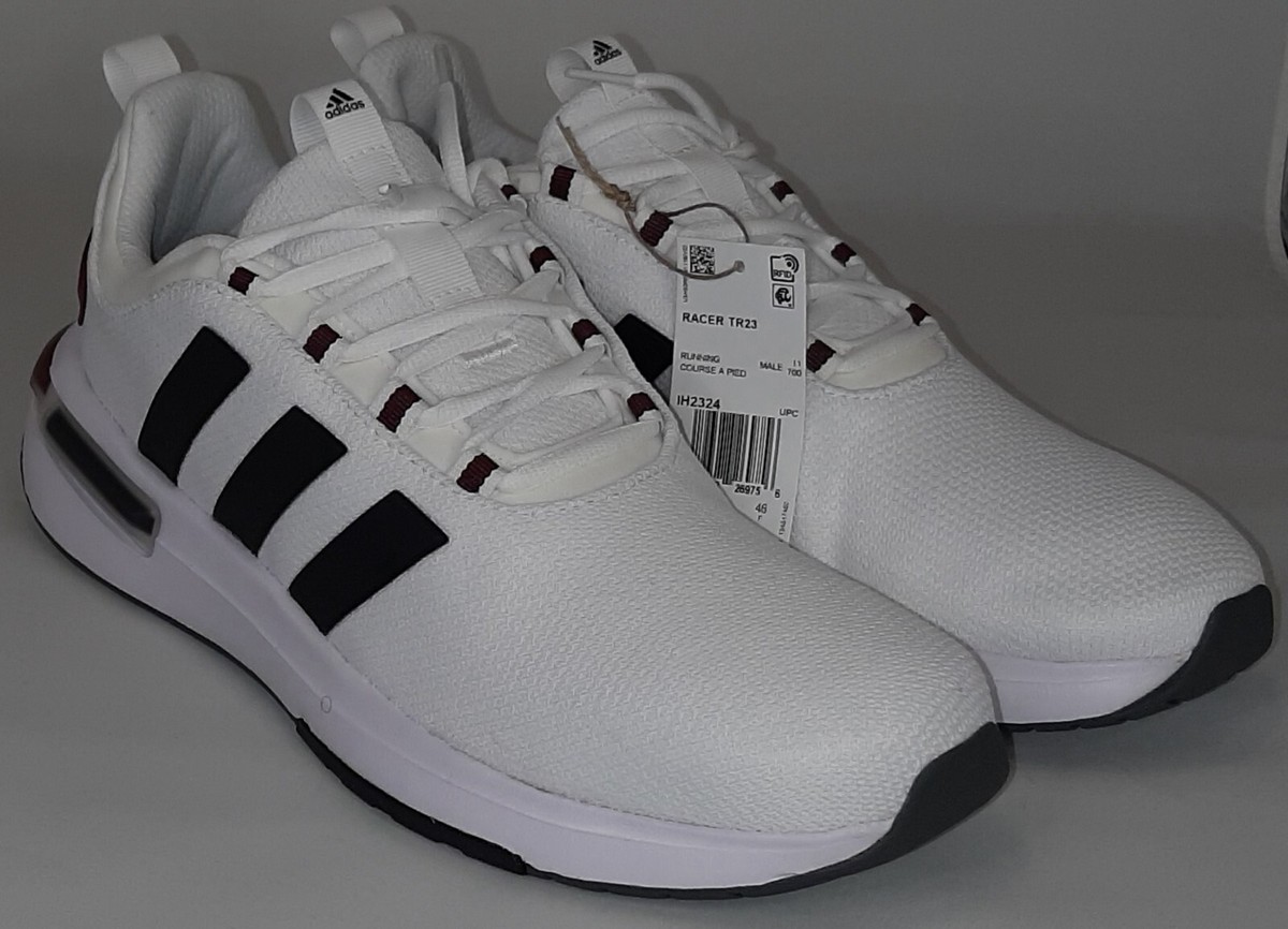 Adidas‎ Men\'s Racer TR23 Running Shoes IH2324 Cloud White Black Shadow Red Sz 11 adidas Racer TR23 White Black Shadow Red for Sale  main image 2