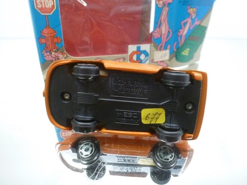 ESCI CB ITALY PP04 ALFA ROMEO SPIDER PINK PANTHER - ORANGE L8.7cm - GOOD IN BOX - Imagen 7 de 8