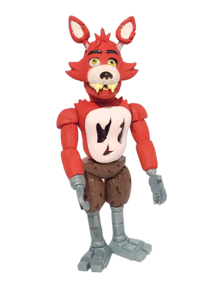 TOY MEXICAN FIGURE JUMBO FOXY FIVE NIGHTS AT FREDDY'S ANIMATRONICS 8 INCHES