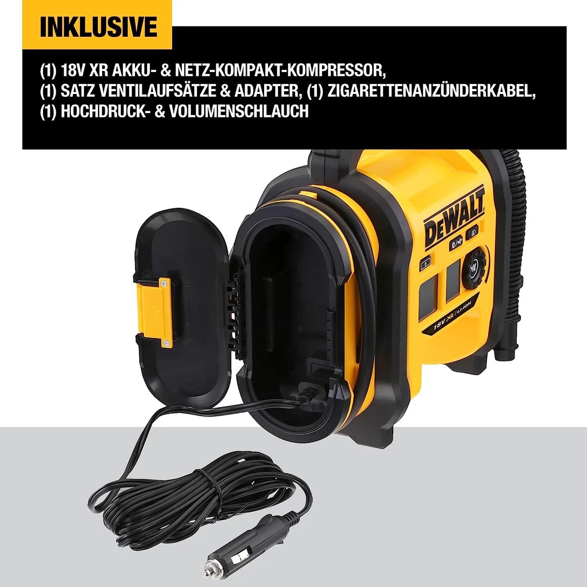 DEWALT DCC018N XJ Akku Kompressor DCC 018 N 18 Volt Triple Source