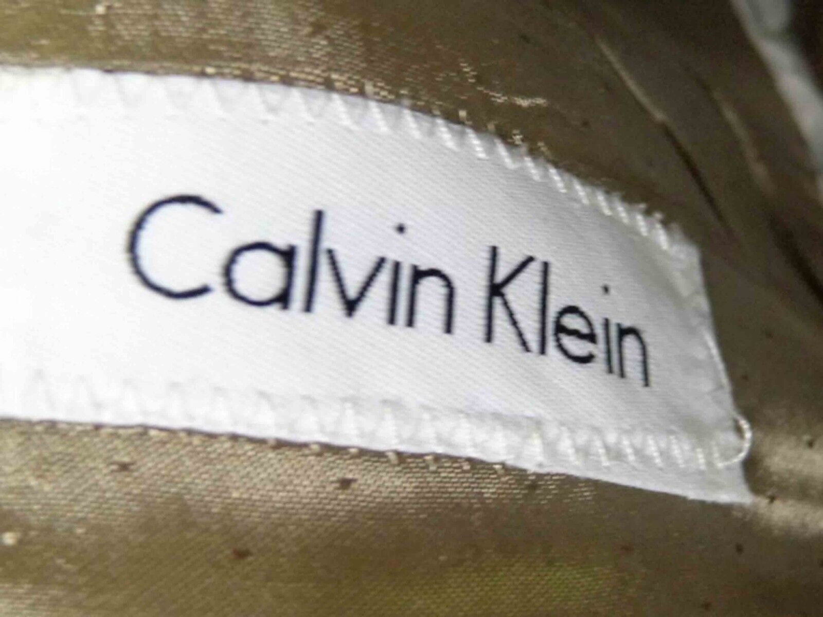 Calvin Klein Tan/Light Blue Glen Plaid Sport Coat… - image 4
