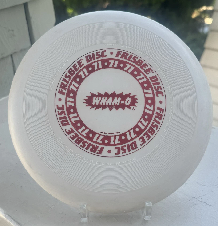 70 C * Mold Original Frisbee 182g Wham-o Splash Logo Disc Golf Rare 1980 Vinyl - Image 2 of 4