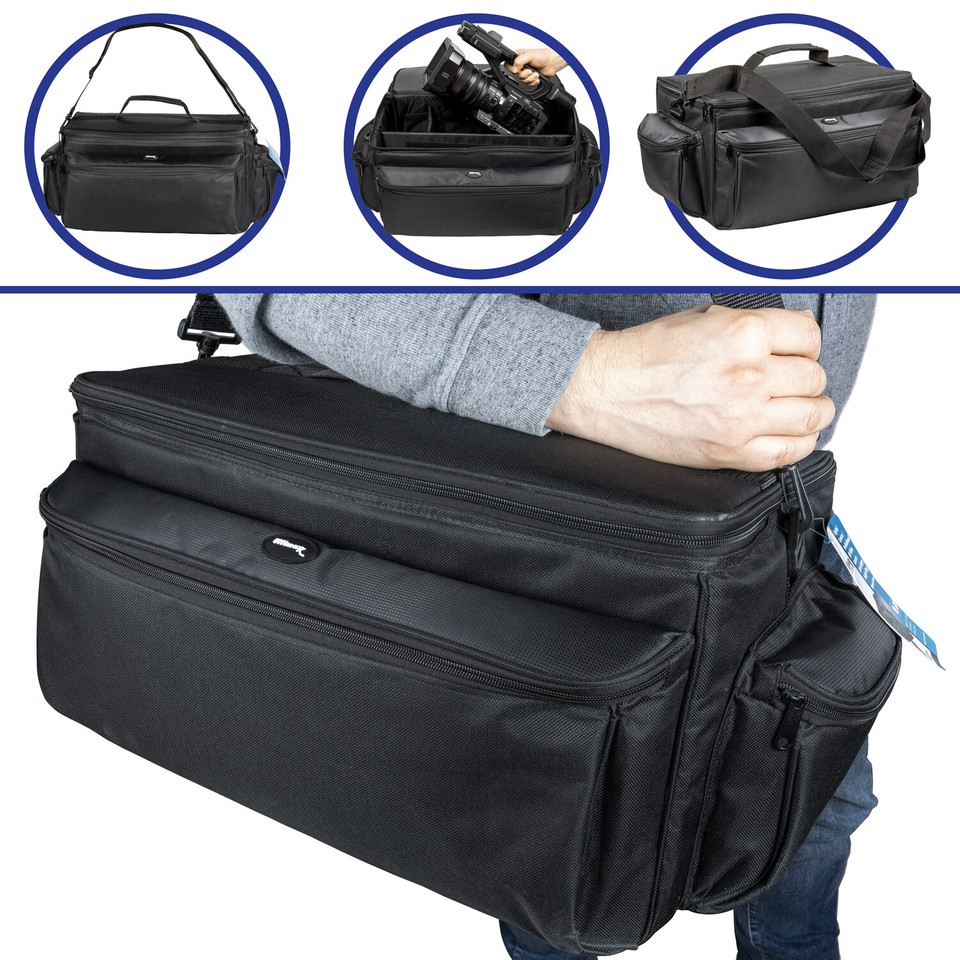 Extra Large Soft Padded Camcorder Equipment Bag Case by ULTIMAXX ...