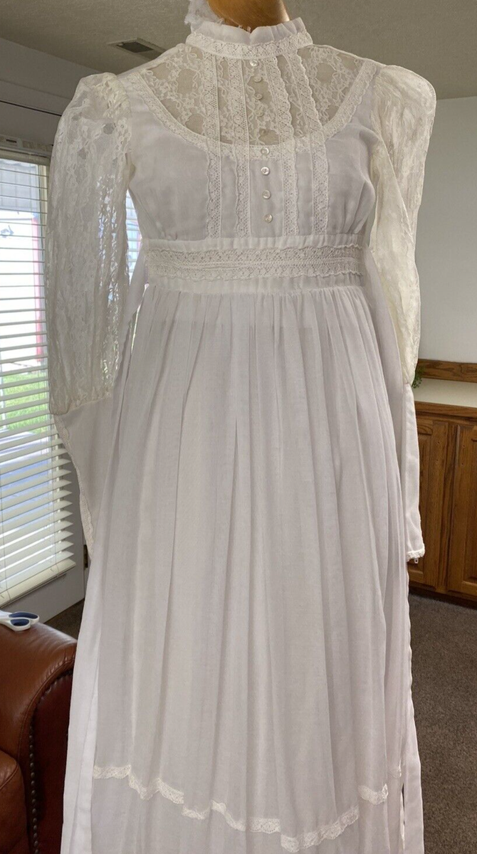 white cottage dress Dress- Heartache design White Cottagecore Dress | Corset