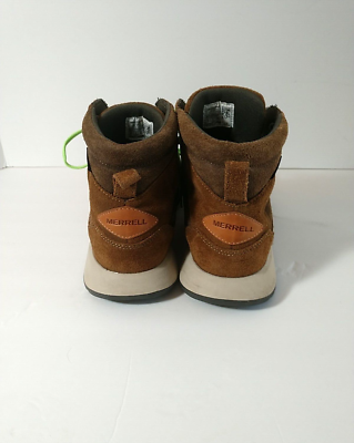 Merrell Ashford Classic Chukka Leather Tan Brown Boots Men\'s Size 12 No Insoles Mens Merrell Ashford Classic Chukka Brown Suede Leather  main image 3