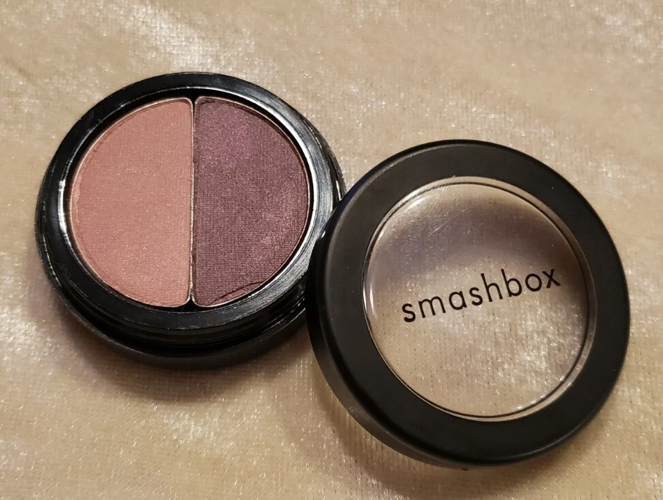 SMASHBOX Eye Shadow Duo SMASHING POSH / DRAMA Pink Purple .14 oz / 4 g NEW Rare - Image 2 of 4