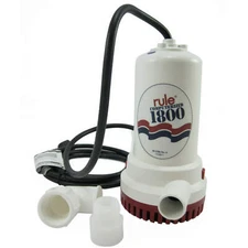 Rule A53S 1800 GPH Automatic Sump and Utility Pump 110V AC Portable 8' Cord