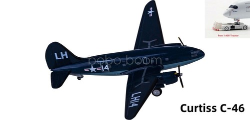 For 1:400 AeroClassics AC4110010 U.S. Navy Curtiss C-46 14+Free Tractor - Picture 3 of 6