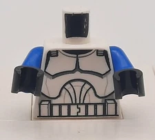 Lego Star Wars P1 Captain Rex Torso Only from SW0314 No Cracks Authentic