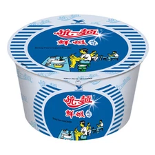 (12 BOWLS) NEW UNI-PRESIDENT Shrimp Flavor Instant Noodles 統一麵 小時光麵館 鮮蝦風味 12碗